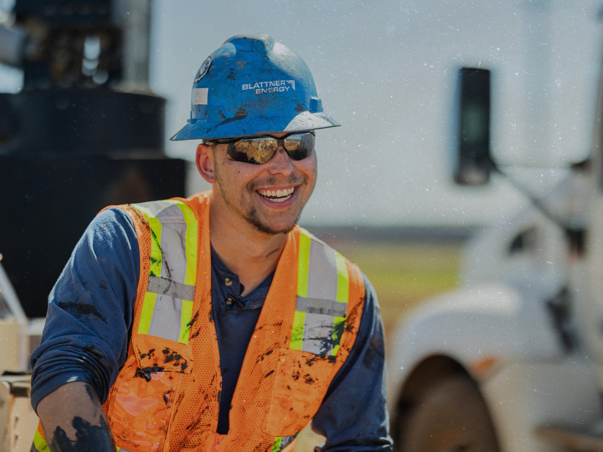 Male construction worker on the jobsite