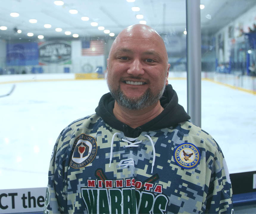 John deCausmeaker Minnesota Wild National Anthem Singer Warrior Showcase