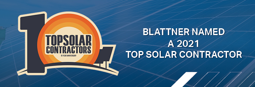 Blattner Recognized as a Top Solar Company.